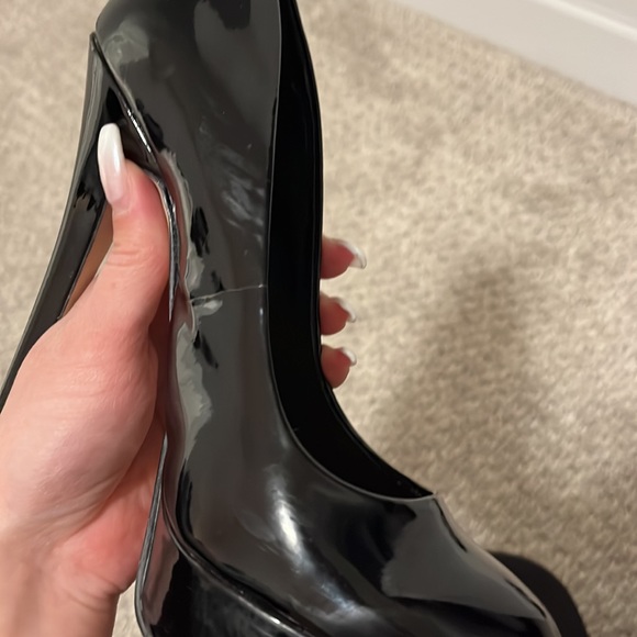 Aldo patent leather platform stiletto black heels - Picture 9 of 16